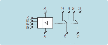 Схема подключения контроля тока